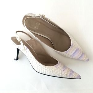 Stewart Weitzman Pastel Slingbacks